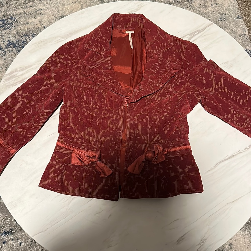 Free people red coat